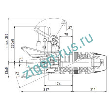 Тягово-сцепные устройства Rockinger RO 50 flex - 50 мм