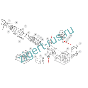 Ремкомплект фаркопа VBG 575/590VR 09-311400 Ремкомплект фаркопа VBG 575/590VR 09-311400