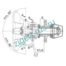 Тягово-сцепное устройство RO40 ROCKINGER RO400A51001